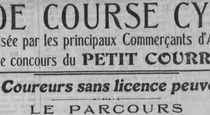 Itinéraire de la grande course "Intermagasins" qui se déroulera le dimanche 25 juin 1914.